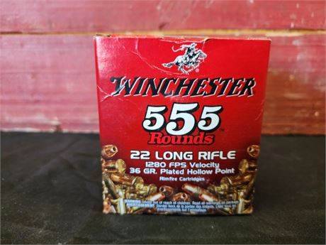 Winchester Factory 22lr Ammo...555rds