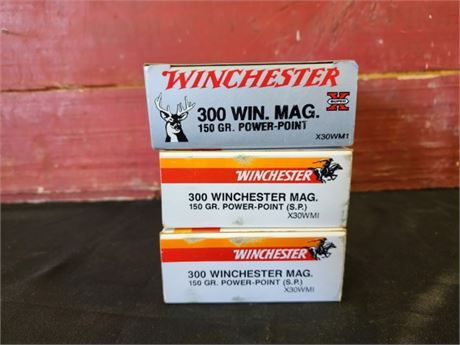 Factory Winchester 300 WIN MAG Ammo...53rds