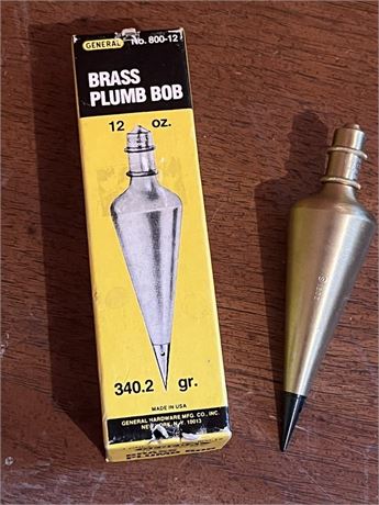 Genral Brass Plumb Bob