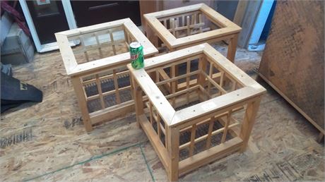 3 Wooden Planter Boxes (NEW)