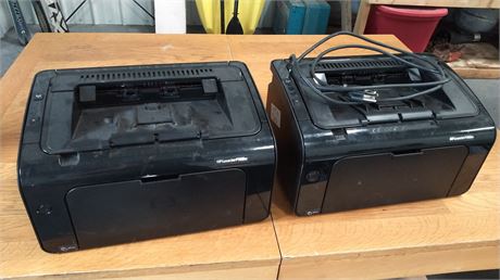 Pair of HP Laserjet P1102w printers