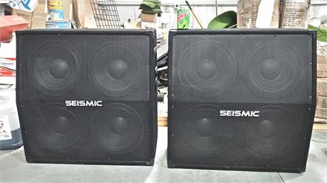 Pair of Large Seismic Speakers