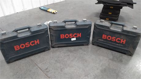 (3) Bosch Drill Cases