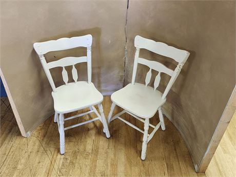 Pair of Vintage Kitchen Chairs