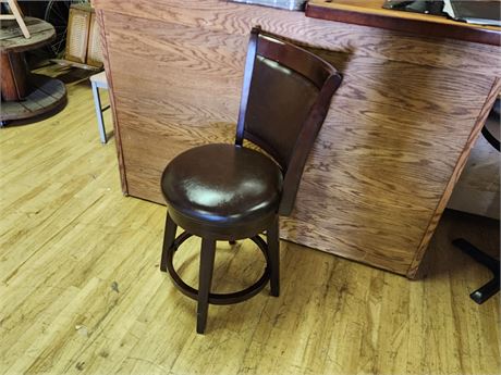 Swivel Stool with Back Rest LIKE NEW