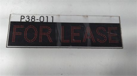 Lighted "FOR LEASE" Sign (NEW)