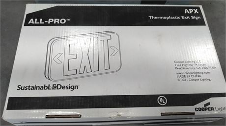 Exit sign (NEW)