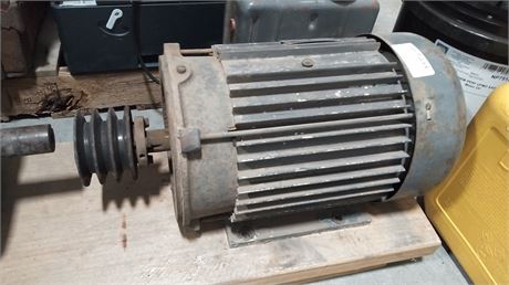 5 HP Motor from an Air Compressor