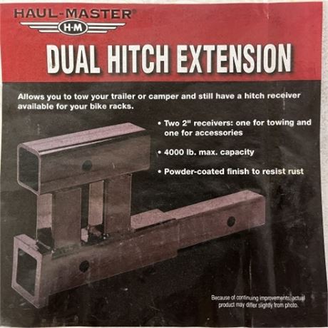 New In Box Dual Tow Hitch Extension