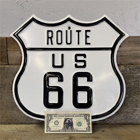 Route 66 Repro Sign - 16x16