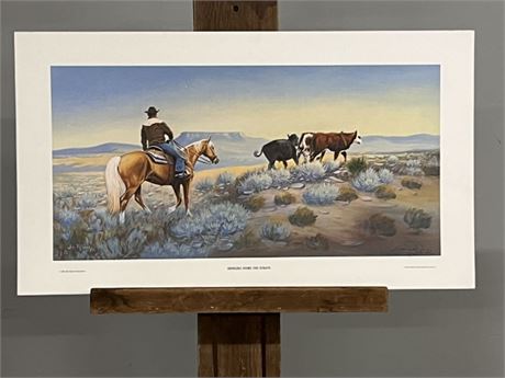 "Bringing Home the Strays" 1981 Signed & Numbered Bill Rains Print