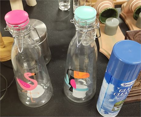 Flamingo Beach Bottle Set