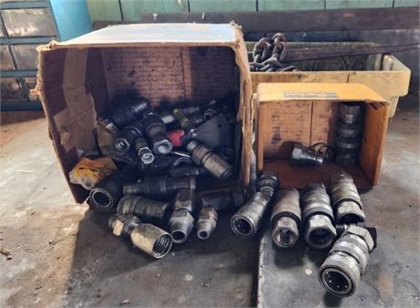 Assorted Hydraulic Hose Couplers