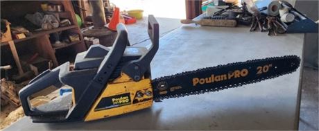 20" Poulan 29S Pro Chainsaw - Runs