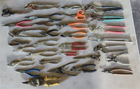 Assorted Specialty Pliers, Nippers, Snips