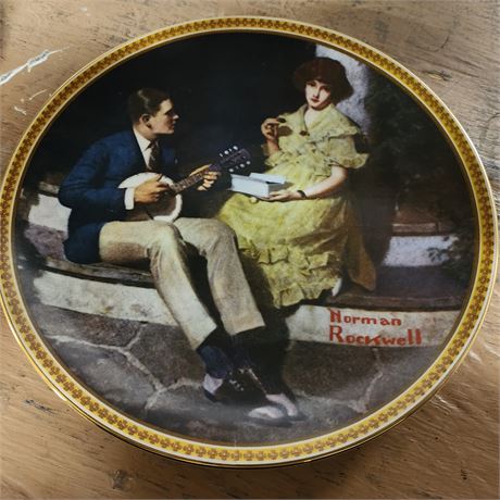 Norman Rockwell Limited Edition, Numbered 12 Plate Set