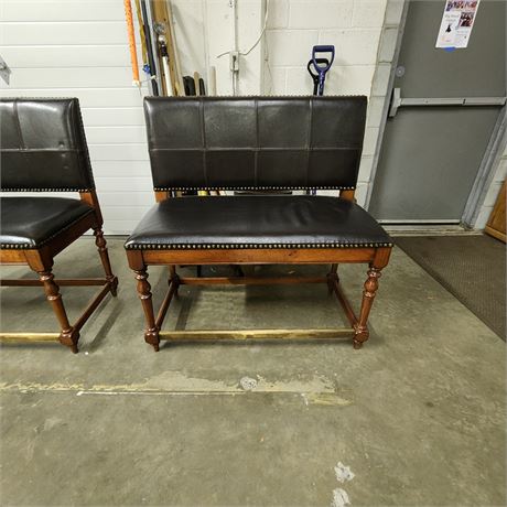 Counter Height Bench Seat Item #2