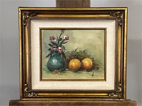 Framed Original Oil Painting By Murino - 16x14