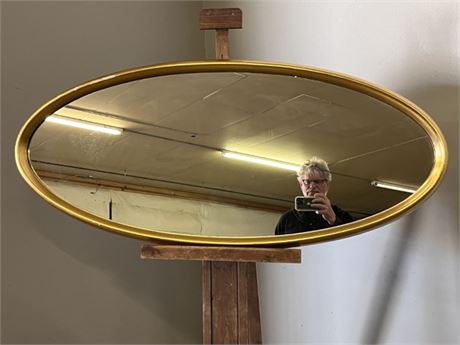Framed Oval Mirror - 50x27