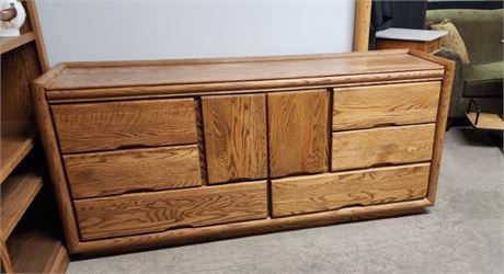 Oak Dresser - 72x16x33