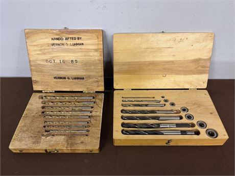 Nice Wood Bits & Specialty Bits + Wood tool Case Pair - 16x9x10 and 11x11x12