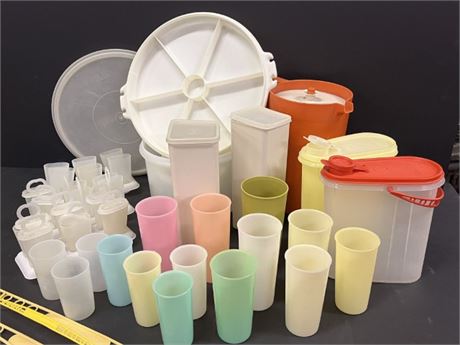 Assorted Tupperware Food Storage Containers/Beverage Cups