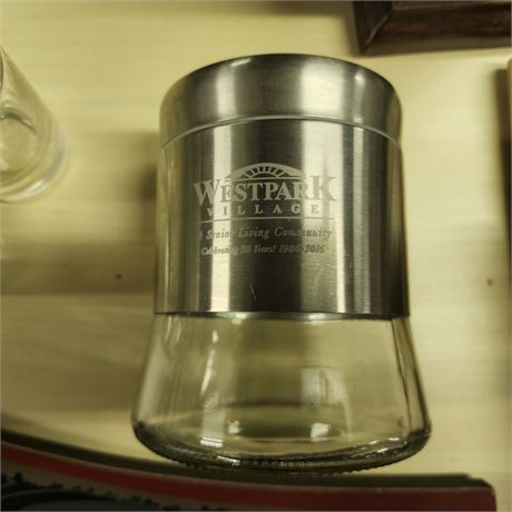 Stainless and Glass Storage Container