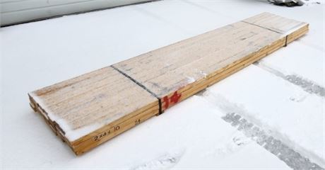 2x4x10' Lumber 24pc...Bunk #14