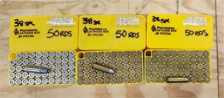 38 Special Ammo in Cases...150rds