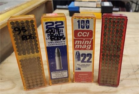 Assorted Factory .22LR Ammo...382rds