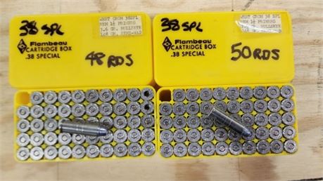 38 Special Ammo in Cases...98rds