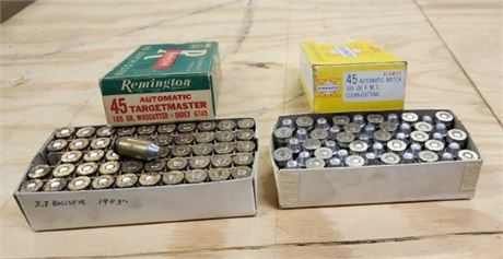 Factory 45 Auto Ammo...100rds