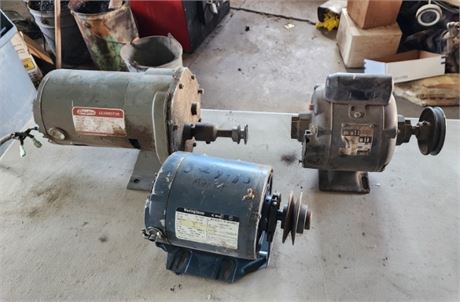 Electric Motor Trio...Condition Unknown