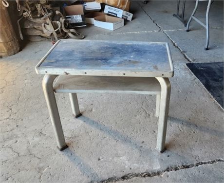 Small Metal Shop Table...24x14x21