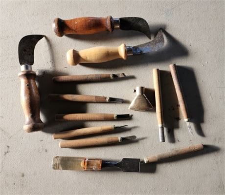 Assorted Wood Carving Tools