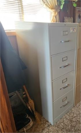 4-Drawer Metal File Cabinet...27x18x52