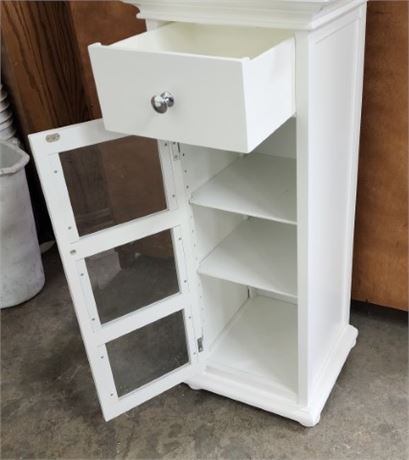 Small White Cabinet - 13x12x32