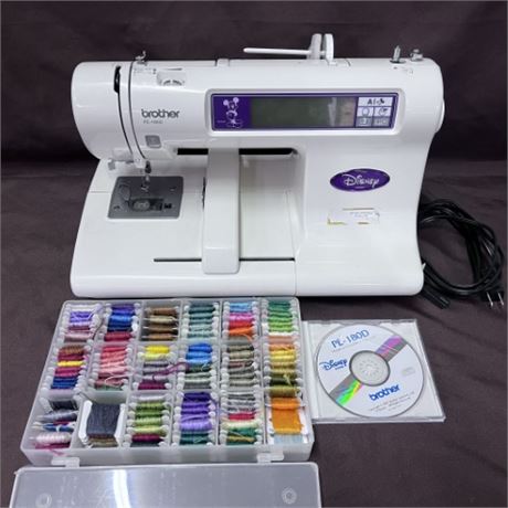 Brother PE-180D Disney Sewing Machine w/ Thread