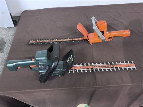 18" Plug-In Hedge Trimmer Pair
