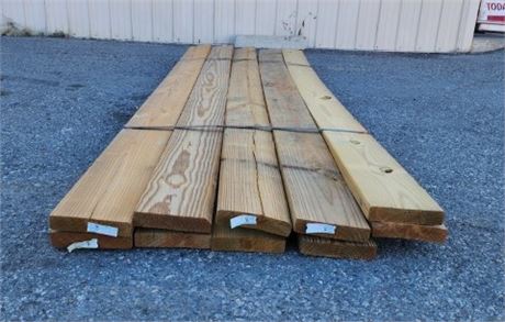 2x8"x10' Treated Lumber - 10pcs. (Bunk #22)