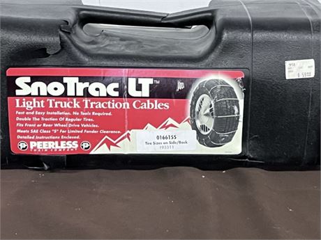 New SnoTrac LT Tire Cable Chains