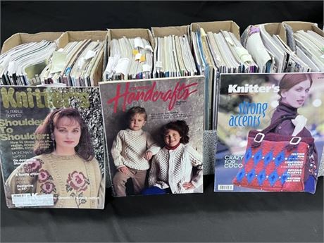 Assorted Vintage Knitting Magazines