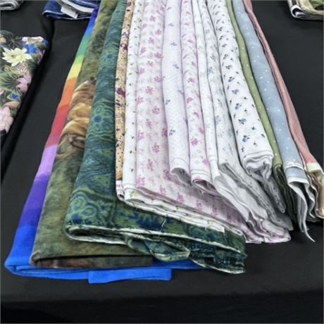 Assorted Fabric for Sewing/Quilting-Flannel and Other Soft Fabric