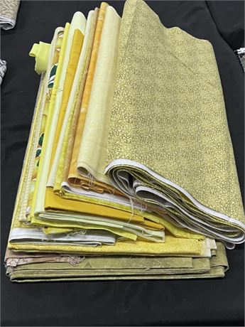 Assorted Yello Fabric for Sewing/Quilting