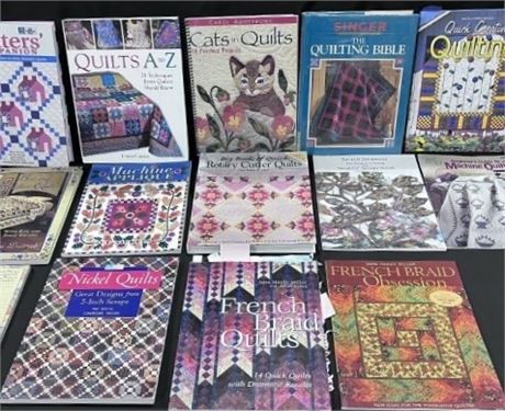 Assorted Quilting Books
