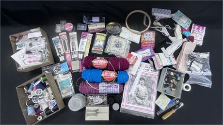 Assorted Sewing/Knitting Items