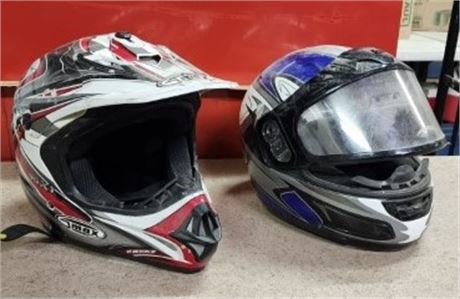Off-Roading Helmet Pair..Med Size