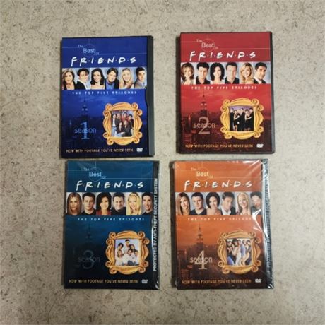 Collectible FRIENDS 1-4 DVD's