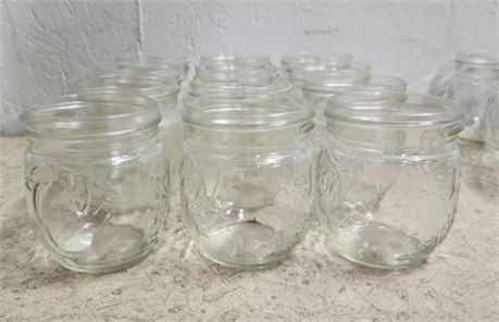 12-1/2 Pint Jelly Jars