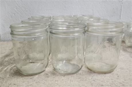 12-1pint Canning Jars